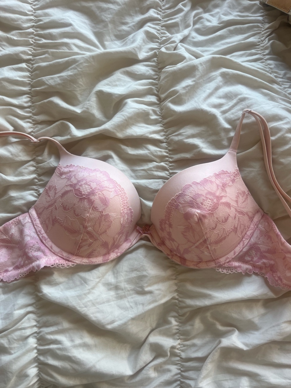Victoria's Secret Pink Lace Underwire Bra